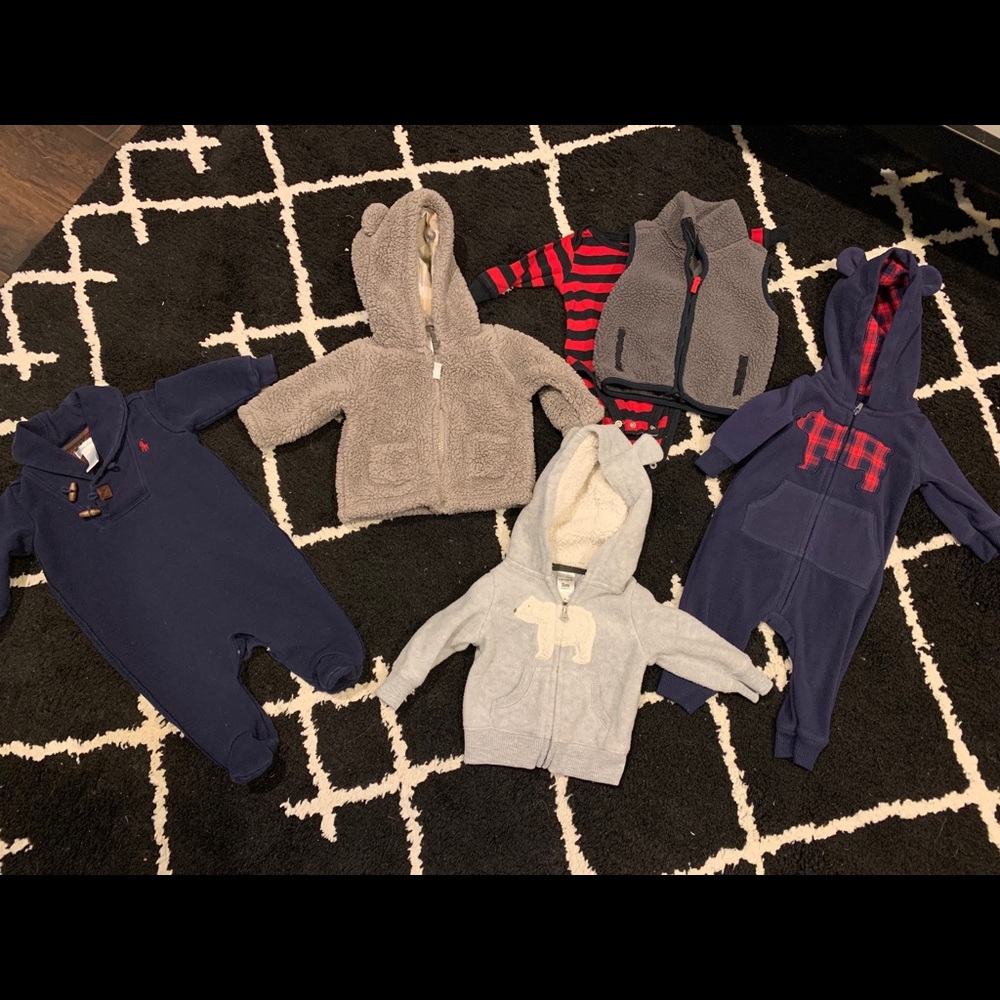 Baby boys 3 month winter lot